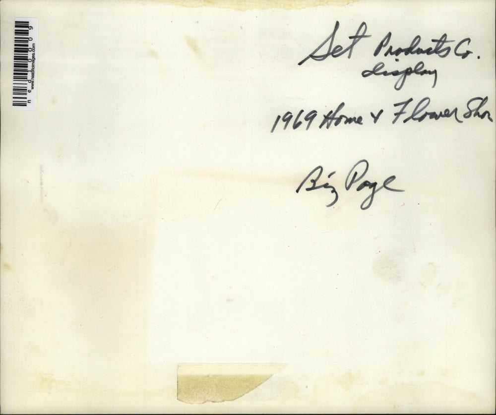 1969 Press Photo Home & flower show displays at areana in Cleveland