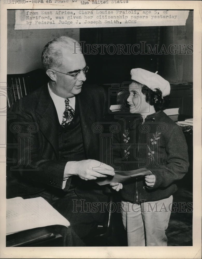 Press Photo East Africa Clara Louise Frailioi Hartford J Joseph Smith