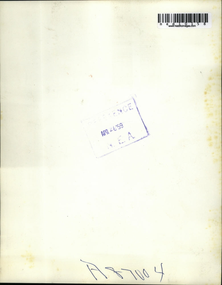 1959 Press Photo Archbishop Makarion Rides in Car in London