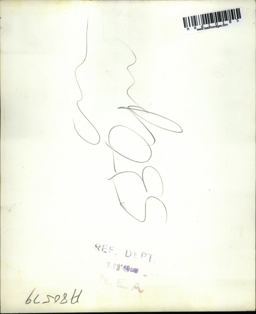 1949 Press Photo Charlotte Grenander, 26, Mrs. Sarah Young