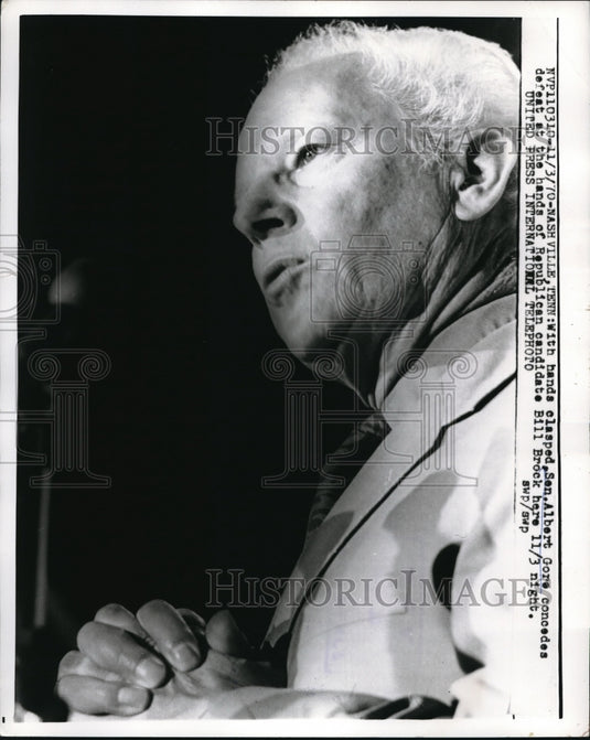1970 Media Photo Sen Albert Gore in Nashville Tennessee