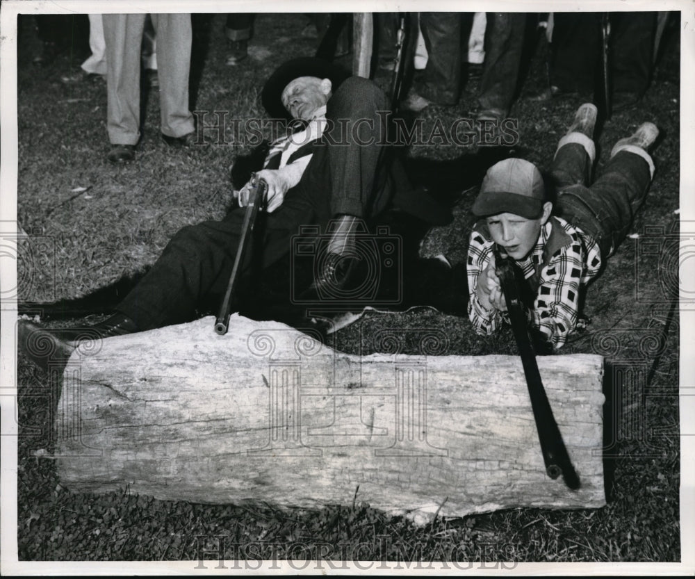 1953 Press Photo Any age at the Great Smoky Shooting Competition