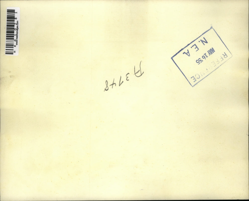 1955 Media Photo Waco Texas Rescue worker searches wreckage of Bland