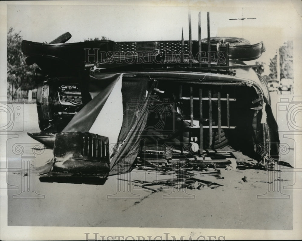 1933 Media Photo Philip Koob died when his car collided with another machine