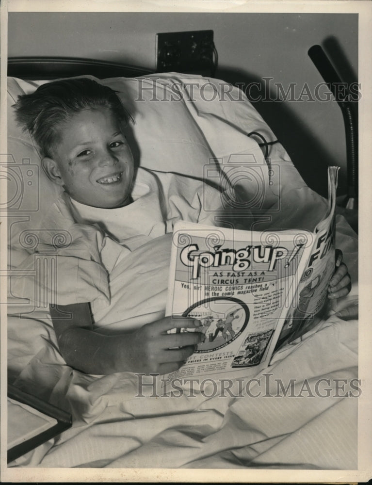 1940 Press Photo Gilroy Ca Victor Elker whose breathing and pulse had stopped