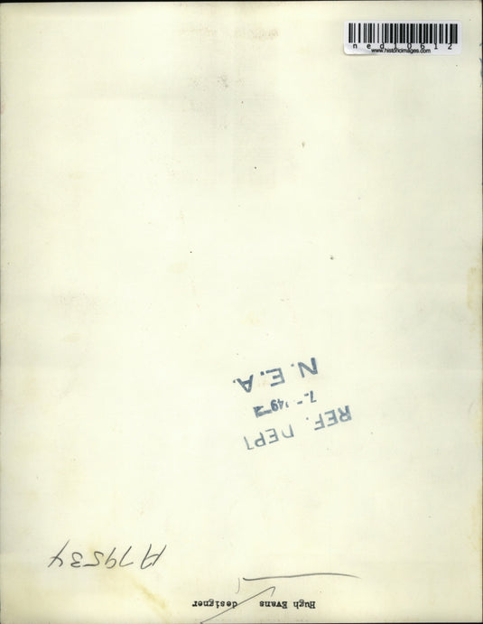 1949 Media Photo Hugh Evans Designer
