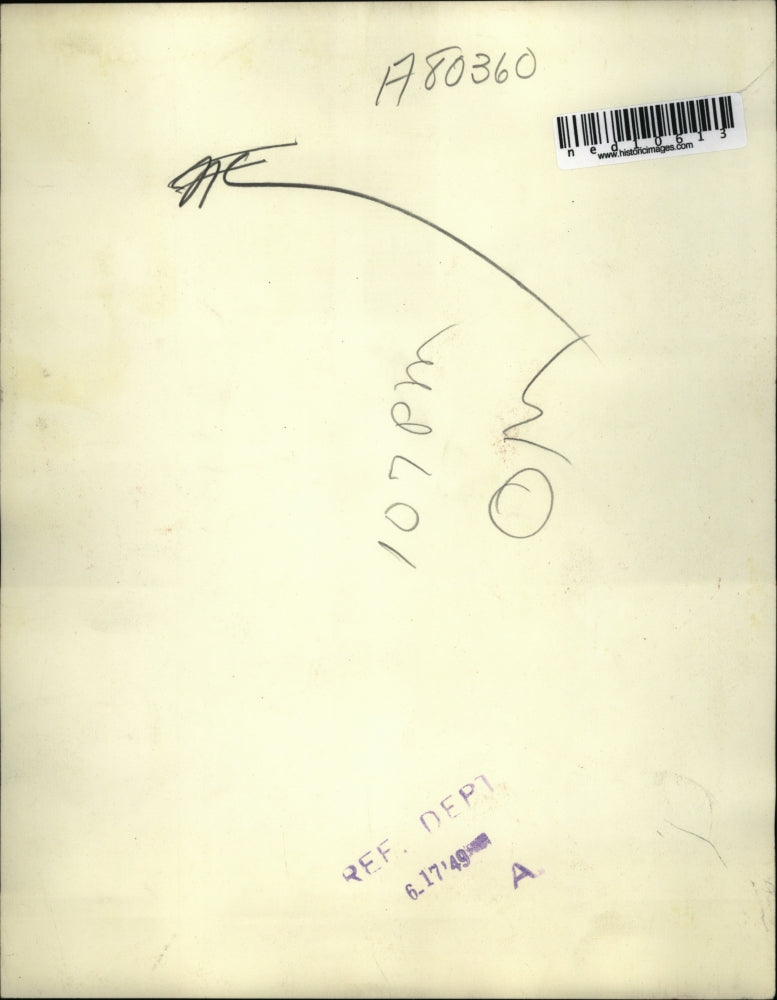 1949 Press Photo Cedar Rapids Iowa Christopher Efthim State witness from St