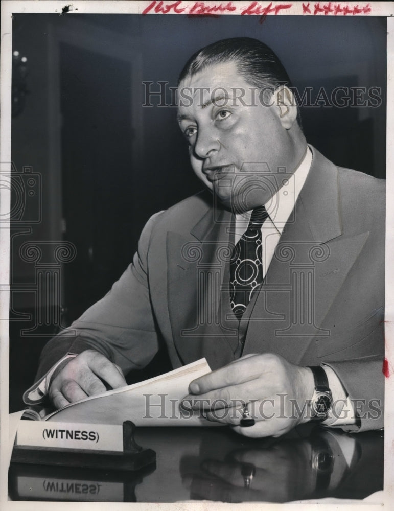 1947 Media Photo Wash DC Sec of Interior Julius A Krug