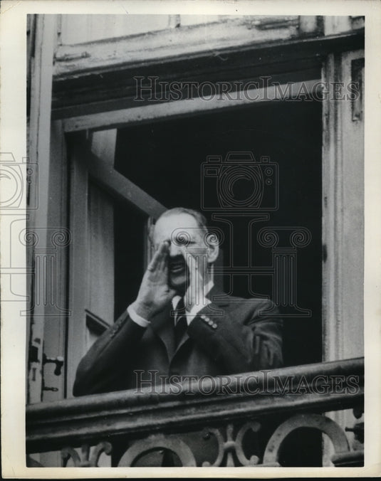 1963 Media Photo Copenhagen Denmark King Frederick at the Palace
