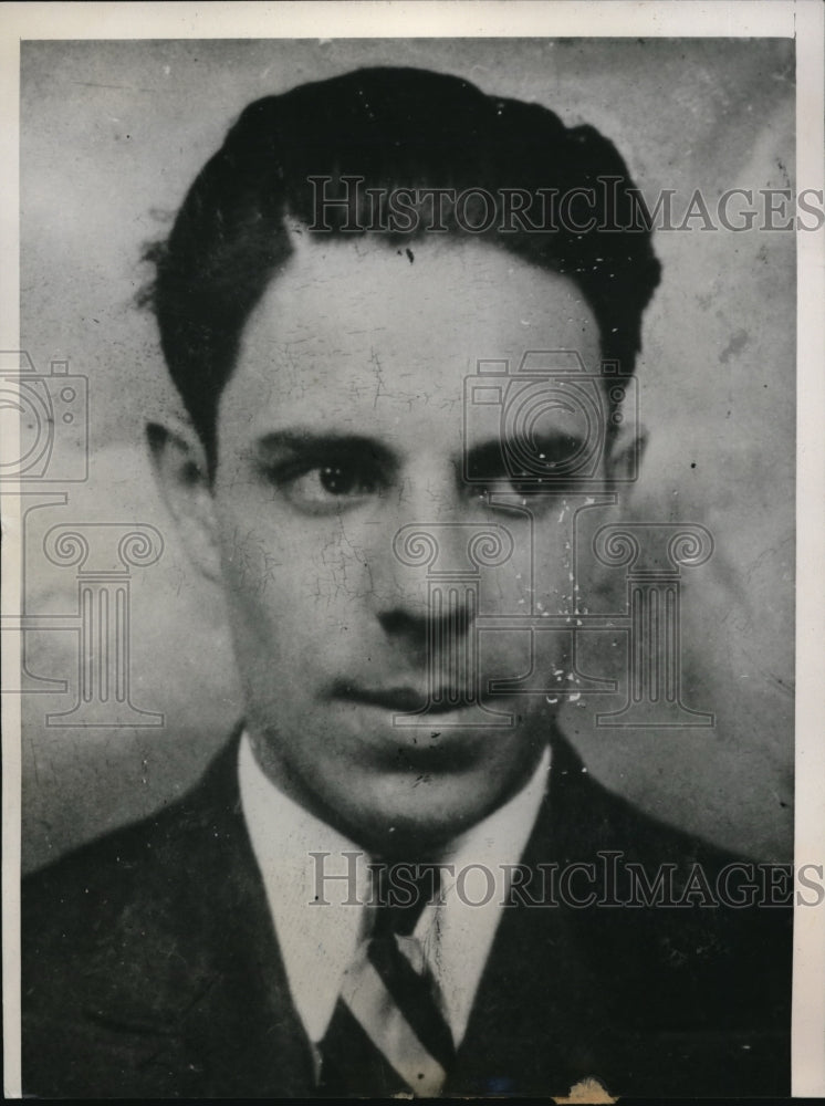 1940 Press Photo George Emanuel held in for slaying Floyd Brumbaugh