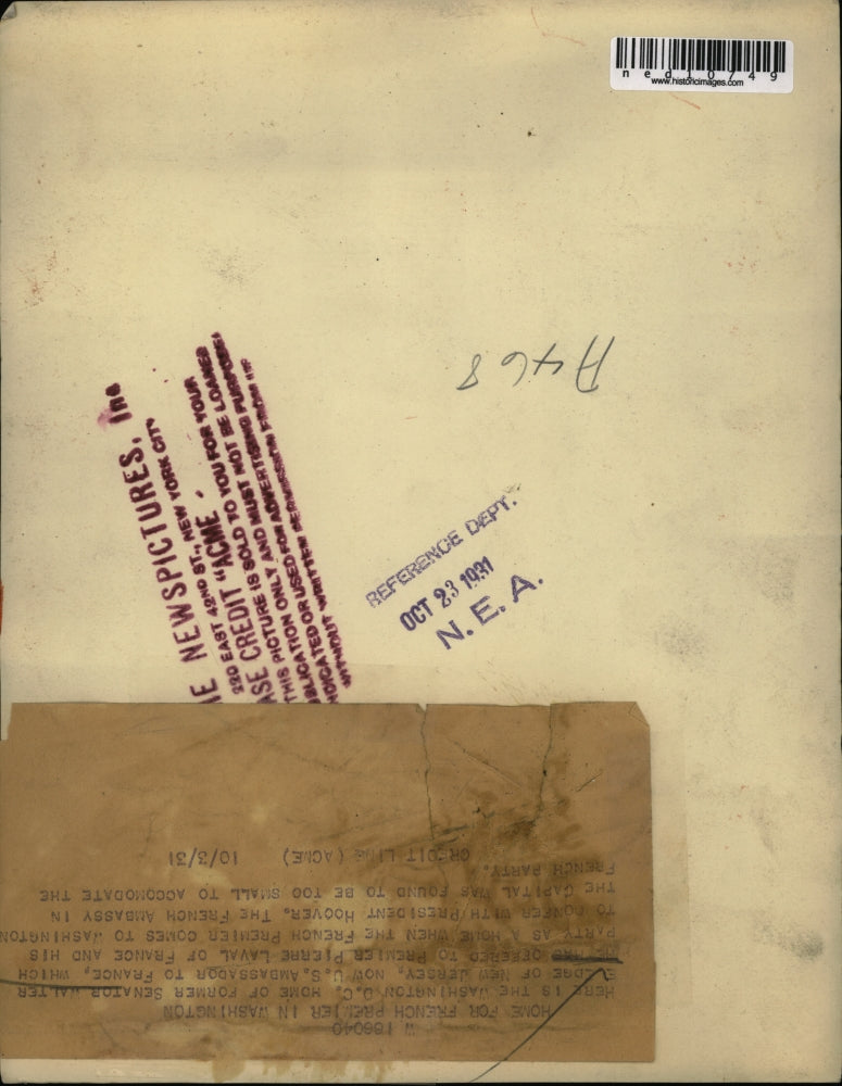 1931 Press Photo Home of Us Ambassador to France Walter Eledge in Washington