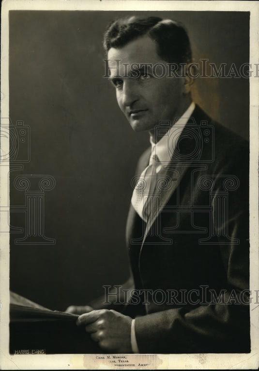 1922 Media Photo Charles M Morgan Dallas Texass conference secy