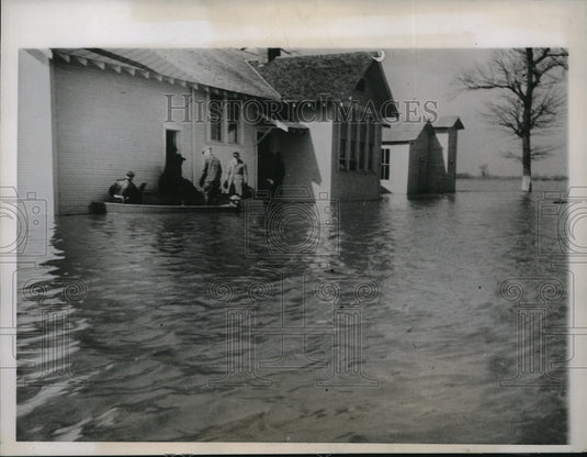 1938 Media Photo Roseborough Schoolhouse near Fulton Ar was surrounded by