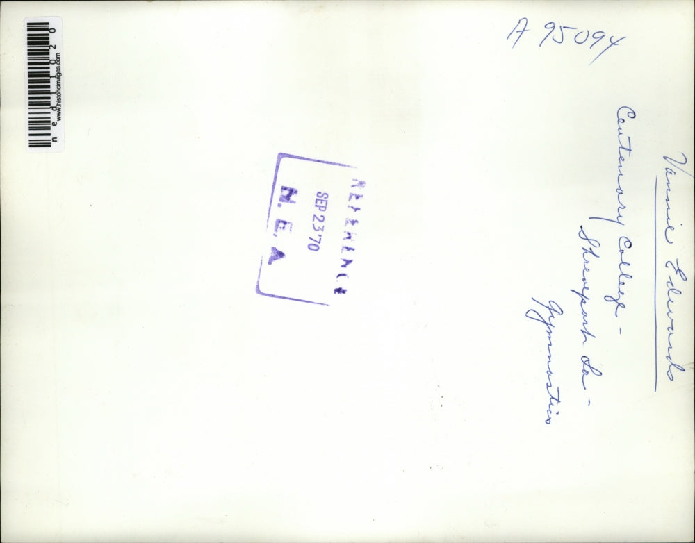 1970 Media Photo Canterbury College Shreveport Louisiana Gymnastics Coach