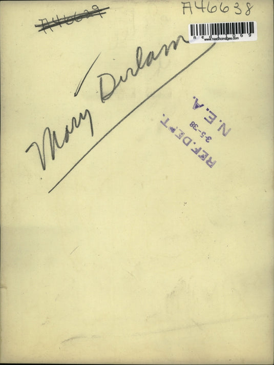 1938 Media Photo The student from Stanford University Mary Dirlam