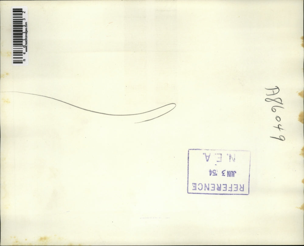 1954 Media Photo The mental patient Fred Pjeurro turned over the Armed Forces