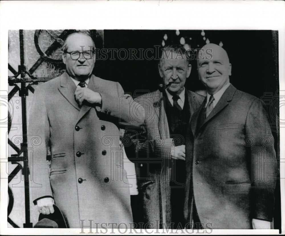 1970 Media Photo The US and Soviet Arms Control negotiators, Smith and Semenov- Historic Images