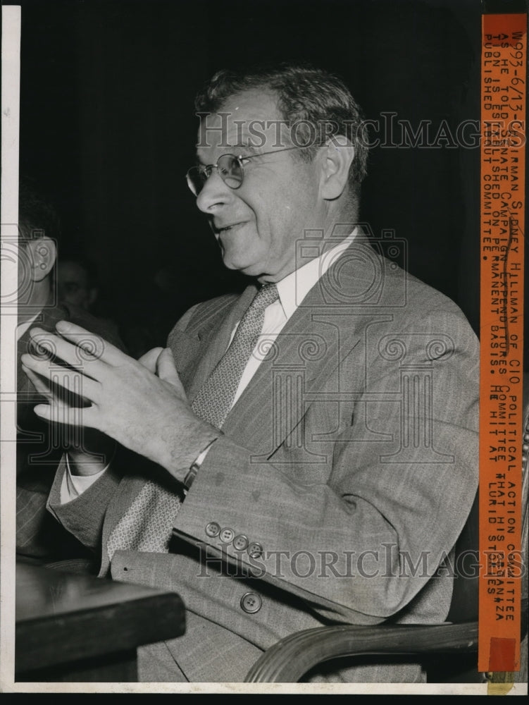 1944 Media Photo CIO Political Action Committee Sidney Hillman