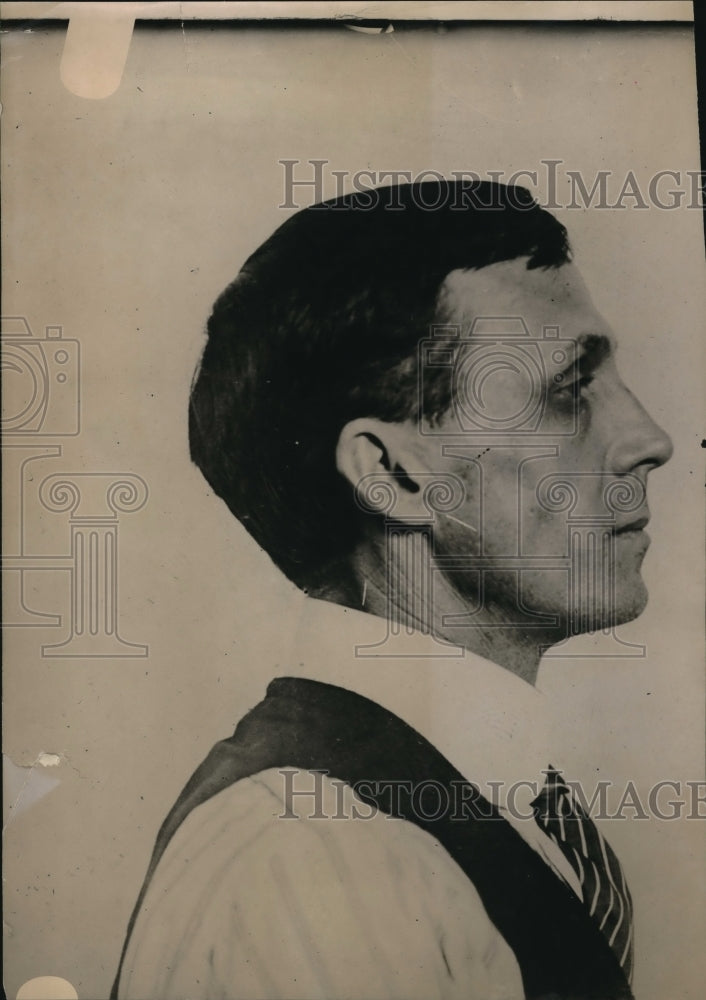 1923 Press Photo EM.E. Pittman murderer of Andrew Nicholson at his trial