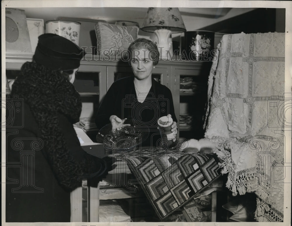 1935 Media Photo Marcy D Payne at Fancy Home Decor Store Lamps Blanket Rug Vase