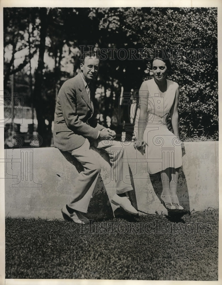 1932 Media Photo Mrs Frederick Allen Scarsdale New York Inverurie Hotel