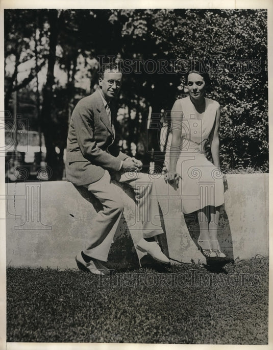 1932 Media Photo Mrs Frederick Allen Scarsdale New York Inverurie Hotel