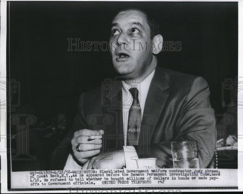 Load image into Gallery viewer, 1956 Media Photo Washington Blacklisted Government Unifor COntractor Joey Abram
