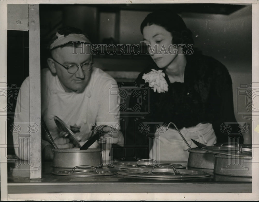 1937 Press Photo Mrs Mirian Milgradovitch Vladimar Czar San Francisco Jail