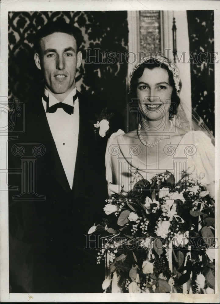 1931 Media Photo Esse Mortensen California Athlete Javelin Championship
