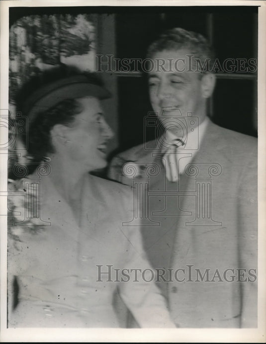 1957 Press Photo Mr. and Mrs. James Dick