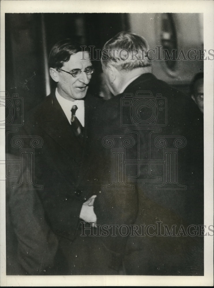 1932 Media Photo Eamonn Devalera On Way To League Of Nations Meeting