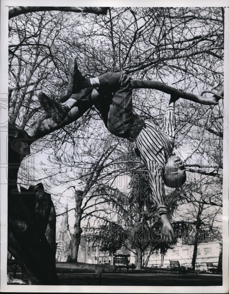 Load image into Gallery viewer, 1958 Media Photo Washington DC Homer C Derr Spring Swing Franklin Park
