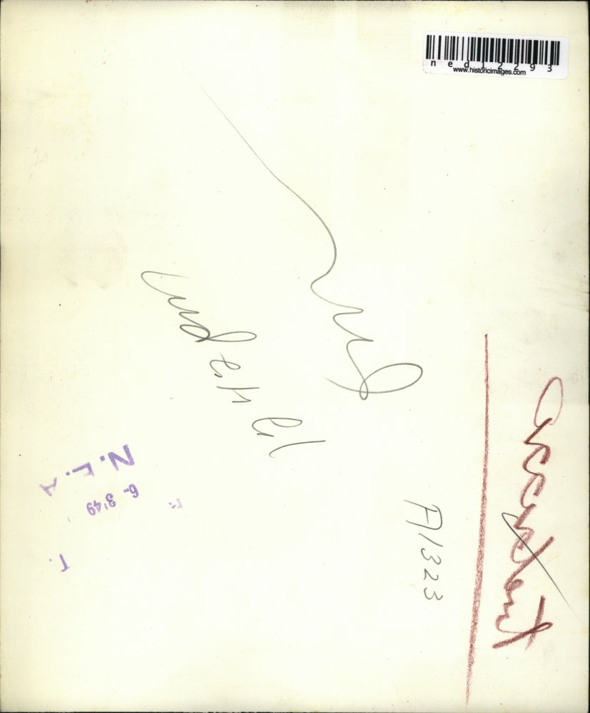 1949 Media Photo Saint Louis Sheila Snyder Pony Injured Finger