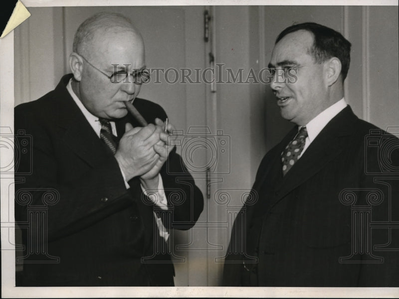 Load image into Gallery viewer, 1937 Media Photo National Committeemen James Arnold, Joseph W. Martin
