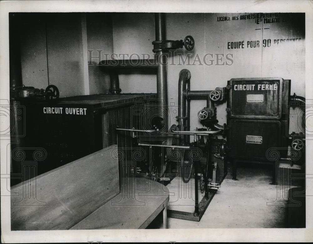 1934 Media Photo Sub-Cellar of New Building in Paris