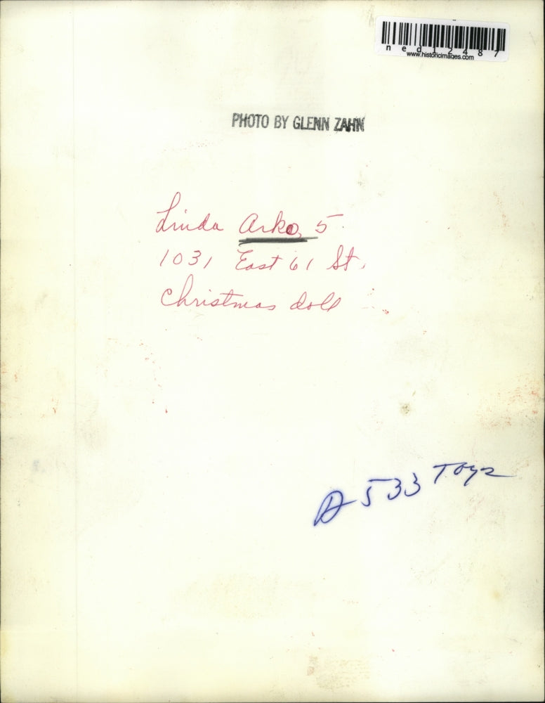 Media Photo Linda Arko and Christmas Doll