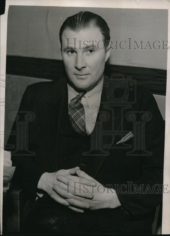 1937 Media Photo David J. Wood, Winnetka Illinois Fire Captain