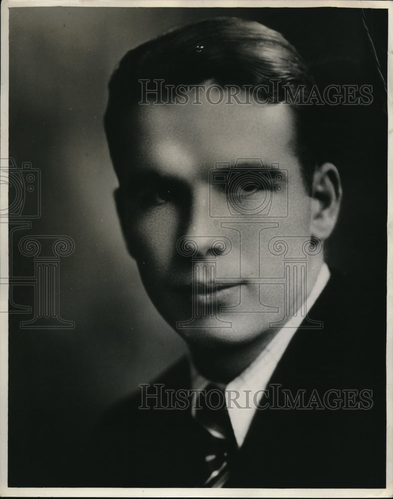 1930 Media Photo Stephen J. Merrill of San Jose California