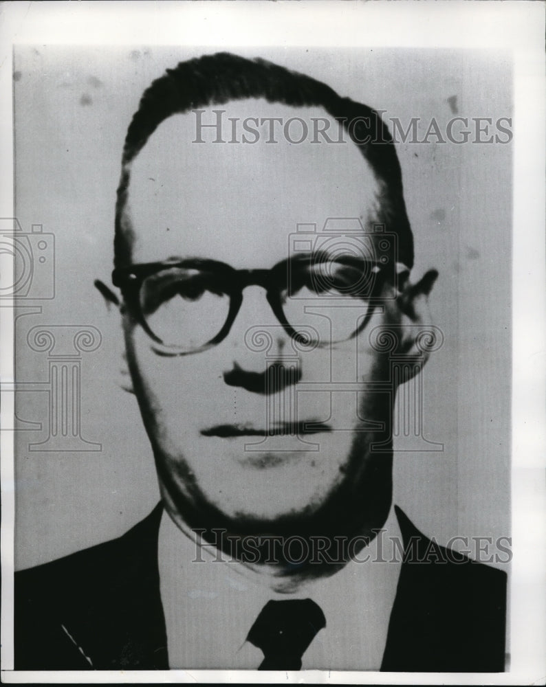 1968 Media Photo Expelled U.S. Military Attache Edward H Metzger
