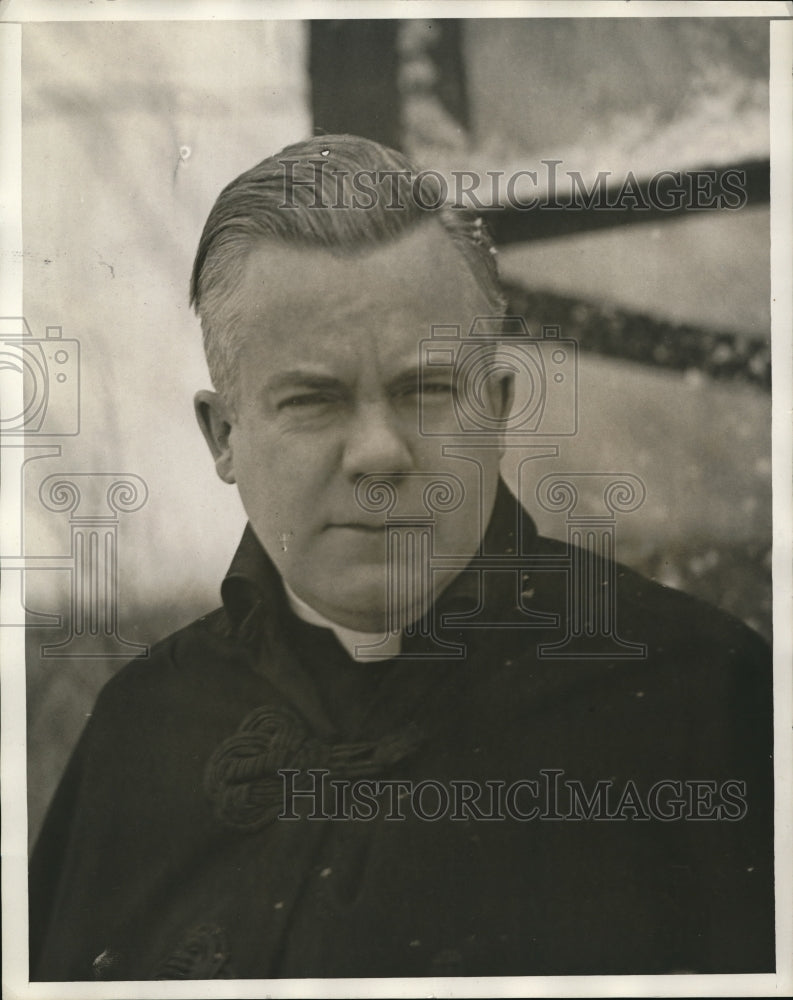 1930 Media Photo Rev. R.J. Patterson of St. Christopher's Church Cleveland OH