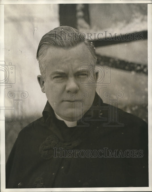 1930 Media Photo Rev. R.J. Patterson of St. Christopher's Church Cleveland OH