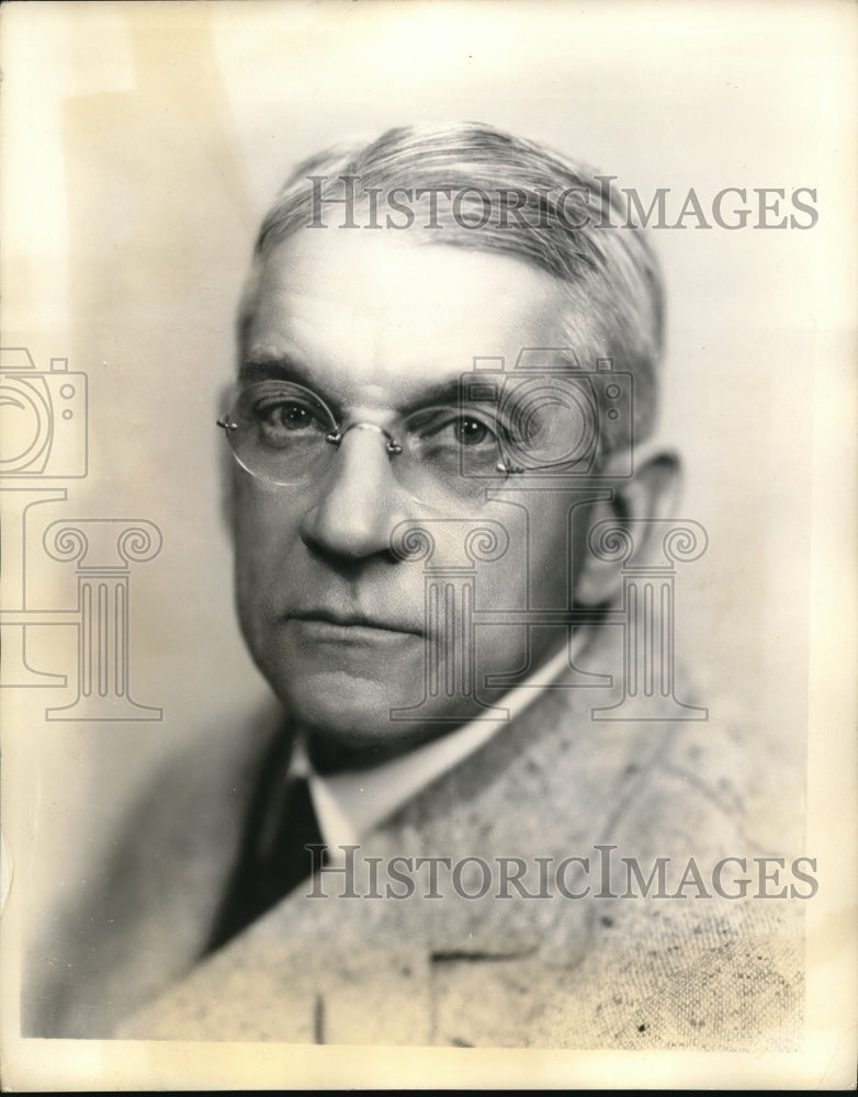 1933 Press Photo William Lyon Phelps, Yale Professor