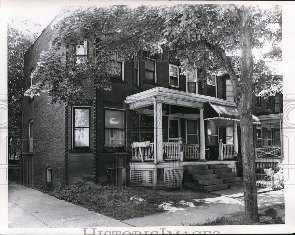 1966 Media Photo Cleveland House at 10806 Hathaway Avenue w Front Porch