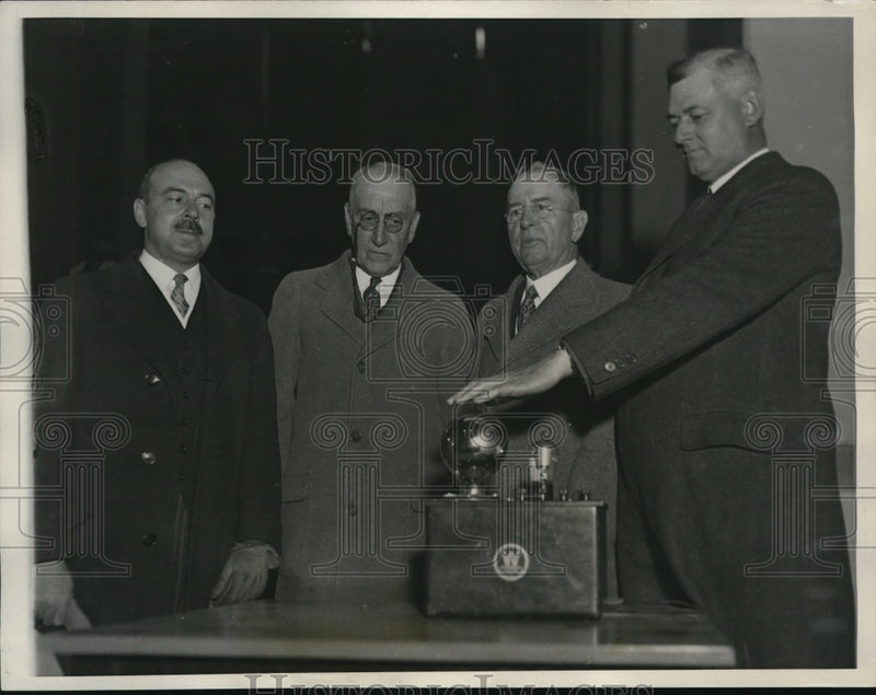 Load image into Gallery viewer, 1932 Media Photo World Fair Electrical Group Dedication at Chicago
