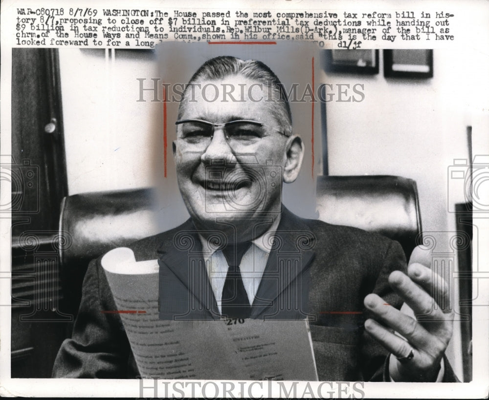 1969 Media Photo The House passed the most comprehensive tax reform bill