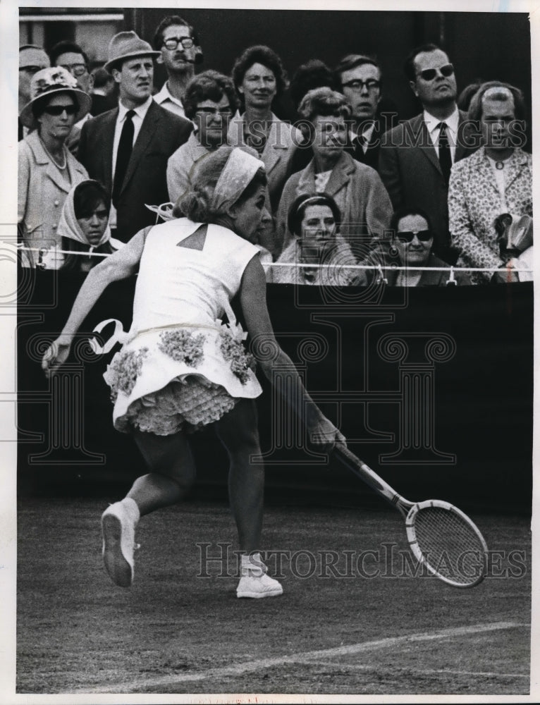 1969 Media Photo Italian tennis star Lea Pericoli