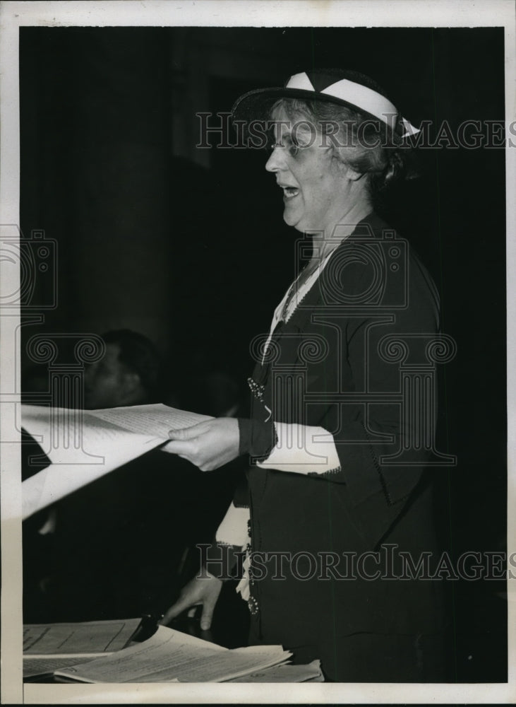1934 Media Photo Mrs. hope Thompson of the Women's Bar Association of Columbia