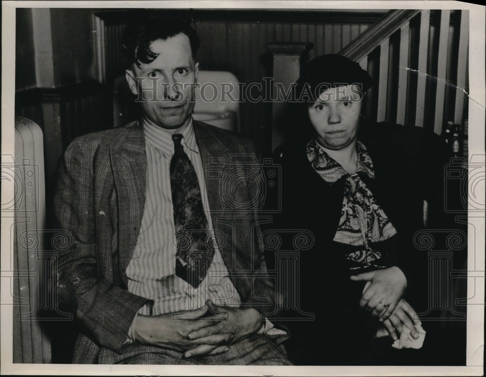 1936 Media Photo John Tryka and Wife Suspects in Killing of Adolph Boettger