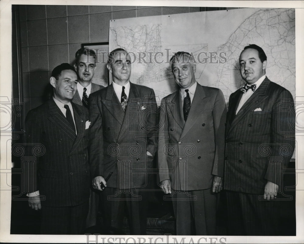 1946 Media Photo Bernard Thompkins, Frederick Bright, G. Bedenkapp, Krulewitch