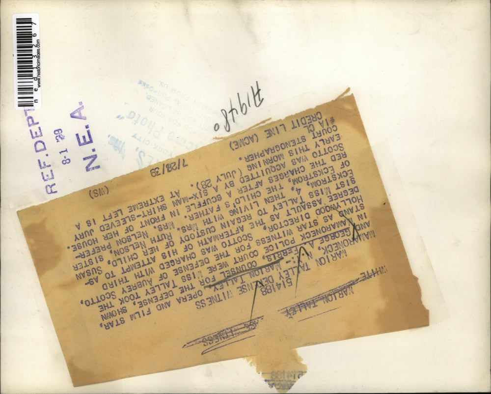 1939 Media Photo Marion Talley & George Ferris in Mamaroneck Police Court in NY